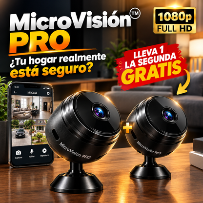 Mini Camara WiFi MicroVision Pro: Pack 2x1 Mas Envio Gratis